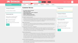 Customer Service - Browze