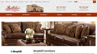 Broyhill Furniture in Port Allen, Baton Rouge and New Roads, Louisiana