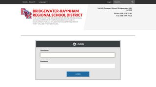 Login - Bridgewater-Raynham Regional School District