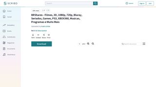 BRShares - Filmes, 3D, 1080p, 720p, Bluray, Seriados, Games, PS3 ...