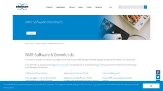NMR software downloads - Service | Bruker