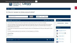How do I access my Library account online? - LibAnswers