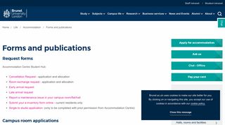 Forms and publications | Brunel University London
