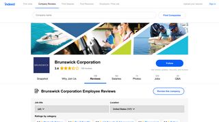 Working at Brunswick Corporation in Fort Wayne, IN: Employee ...