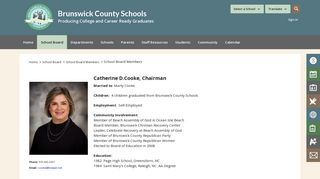 School Board Members - Brunswick County Schools