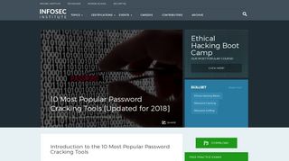 10 Most Popular Password Cracking Tools [Updated for 2018]