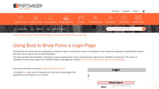 Using Burp to Brute Force a Login Page | Burp Suite Support Center