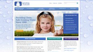 Baton Rouge Water Company - Ascension Water Company - Parish ...