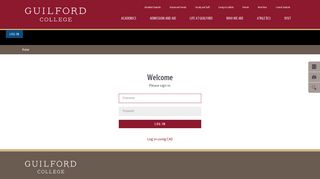 Log in | Guilford College