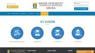 My XUSOM | Xavier University School of Medicine Aruba - Caribbean