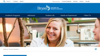 Current Students, Bryan College of Health Sciences