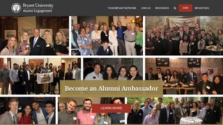 Bryant University Alumni Association - Login - iModules
