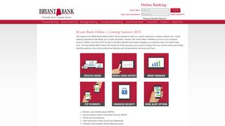Bryant Bank Online | Coming Summer 2015... | Bryant Bank
