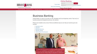 Business Banking | Bryant Bank