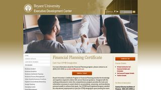Financial Planning - Executive Development Center - Bryant University