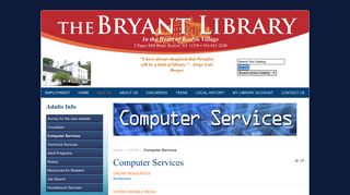 Computer Services - Bryant Library