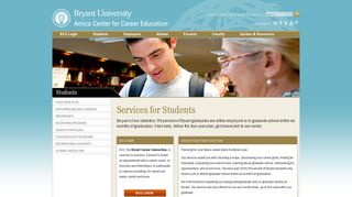 Bryant University | Services for Students