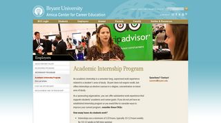 Bryant University | Academic Internship Program
