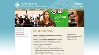 Bryant University | Post an Opportunity