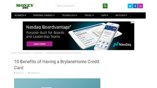 10 Benefits of Having a BrylaneHome Credit Card - Money Inc