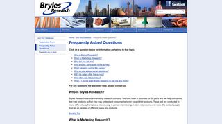 Frequently Asked Questions | Bryles Research