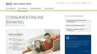 Consumer Online Banking - BMT - Bryn Mawr Trust