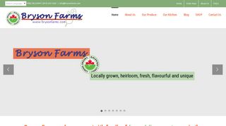Bryson Farms | Organic home delivery service | Ottawa Area