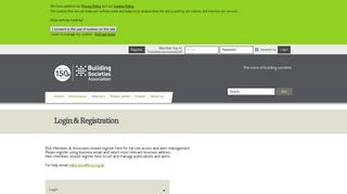 BSA - Login & Registration