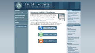 BSA E-Filing System
