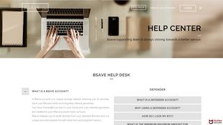 BSave | Help Center