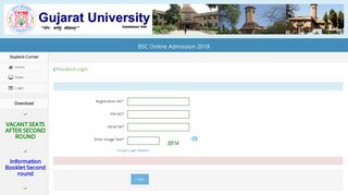 BSC Online Admission 2018 - GU Admission