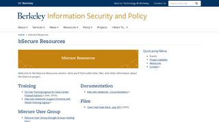 bSecure Resources | Information Security and Policy
