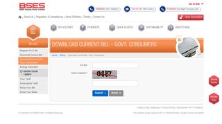 Download Current Bill - Govt. Consumers - BSES Yamuna Power ...