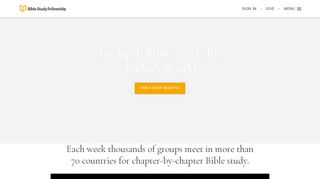 Bible Study Fellowship: Comprehensive Bible Studies Around the World