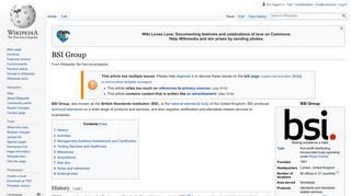BSI Group - Wikipedia