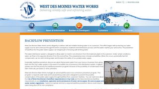 Backflow Prevention - West Des Moines Water Works