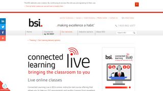 Live online classes | BSI America - BSI Group