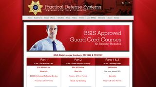 Security Guard Card Training | Practical Defense Systems