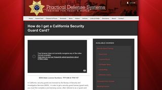 How do I get a California Security Guard Card? | Security Guard Card ...