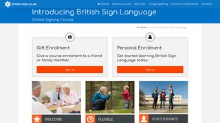 Online British Sign Language Course - Learn BSL Today