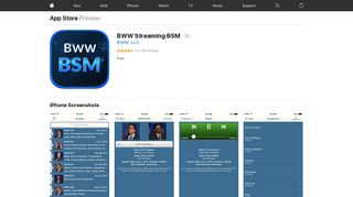 BWW Streaming BSM on the App Store - iTunes - Apple