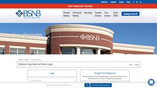 Login - Ballston Spa National Bank Jobs - ApplicantPro