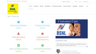Customer Care - BSNL
