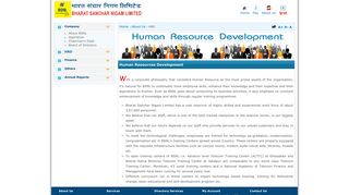 Human Resources Development - BSNL