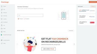 BSNL Online Recharge - BSNL Prepaid Mobile on FreeCharge