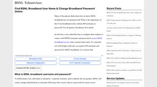 Find BSNL Broadband User Name & Change Broadband Password ...