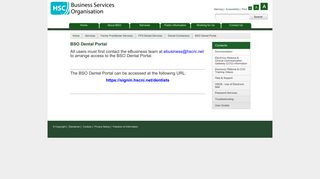 BSO Dental Portal - Business Services Organisation - hscni.net