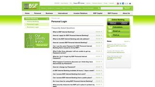 Personal Login - Bank South Pacific - PNG