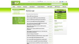 Business Login - Bank South Pacific - PNG