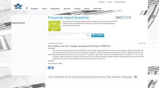 As an Airline, how can I change my password and login in BSPlink?